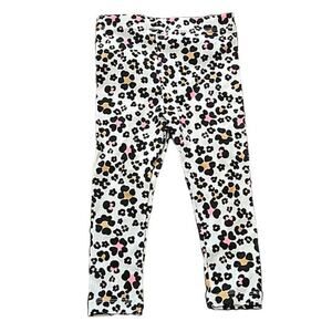 Excellent Disney Minnie Mouse Toddler Girl Leopard Print Leggings Size 2T